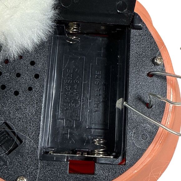 Vintage Motion Sensor Talking Santa Head Animated Musical Wall Decor Xmas - Picture 7 of 7